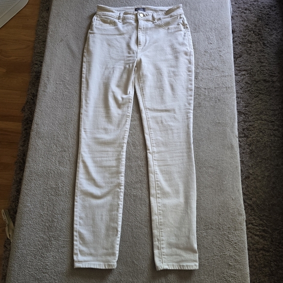 DL1961 Nina High Rise Instasculpt Skinny Ivory size 30 - Picture 4 of 15